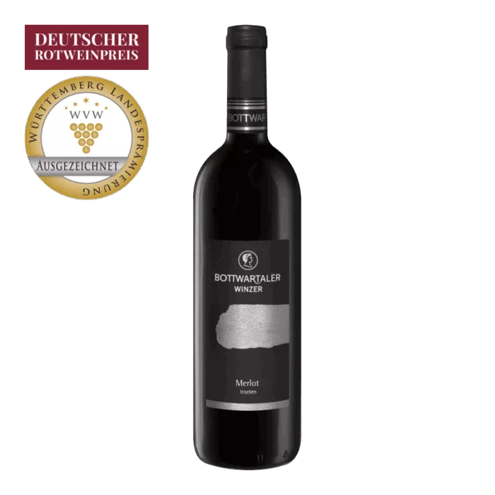 2022er Platin Merlot im Barrique gereift QbA trocken